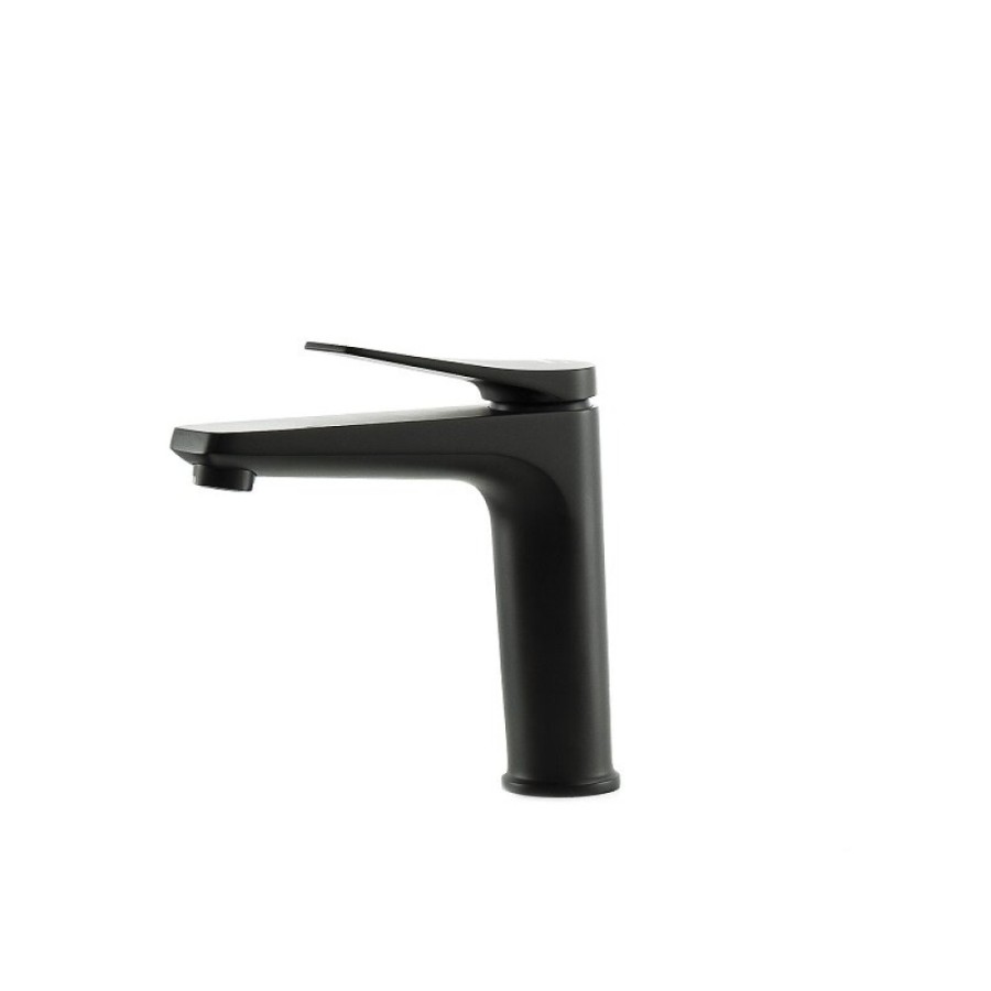Смеситель для раковины Lemark Bronx LM3737BL, с донным клапаном, черный