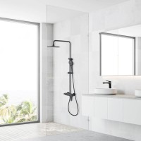 Душевая система Lemark Bronx LM3760BL, черный
