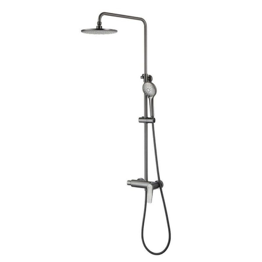 Душевая система Lemark Bronx LM3760GM, графит