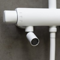 Душевая система Lemark Bronx LM3762MW, белый матовый