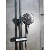 Душевая система Lemark Bronx LM3770GM, с термостатом, графит