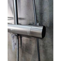 Душевая система Lemark Bronx LM3770GM, с термостатом, графит