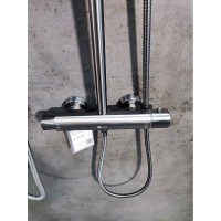 Душевая система Lemark Bronx LM3770GM, с термостатом, графит