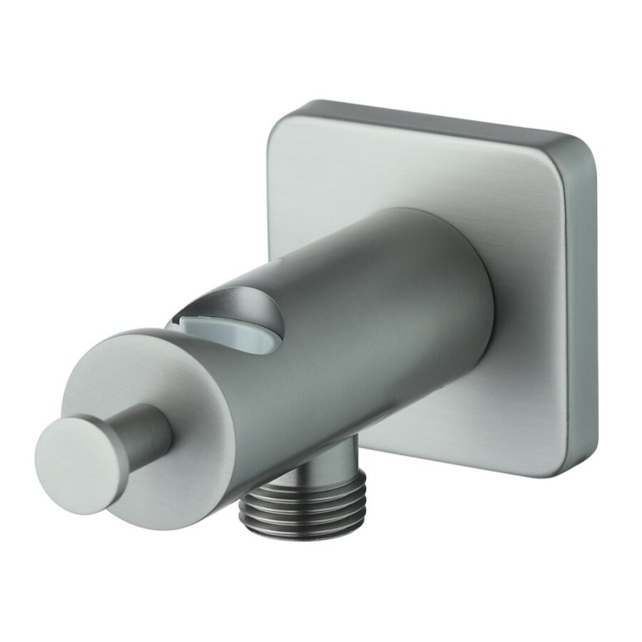Шланговое подключение с держателем Lemark Bronx LM3785GM, графит матовый