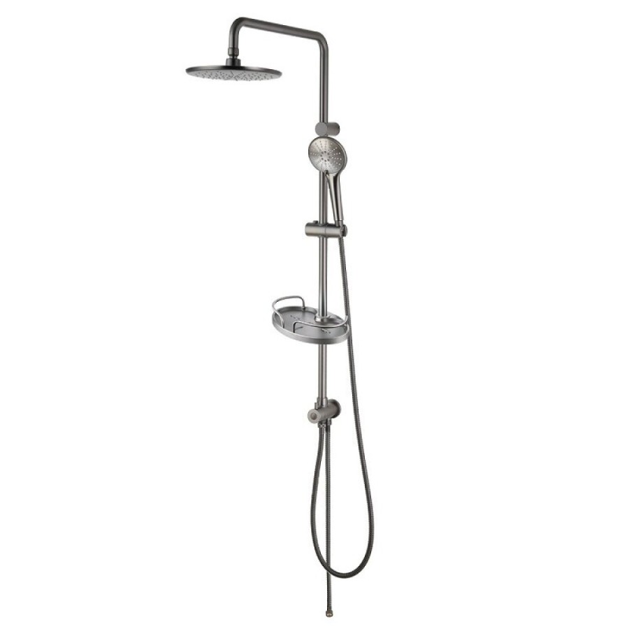 Душевой гарнитур Lemark Bronx LM3788GM, графит