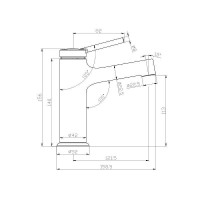 Смеситель Lemark Minima LM3806C для раковины, хром