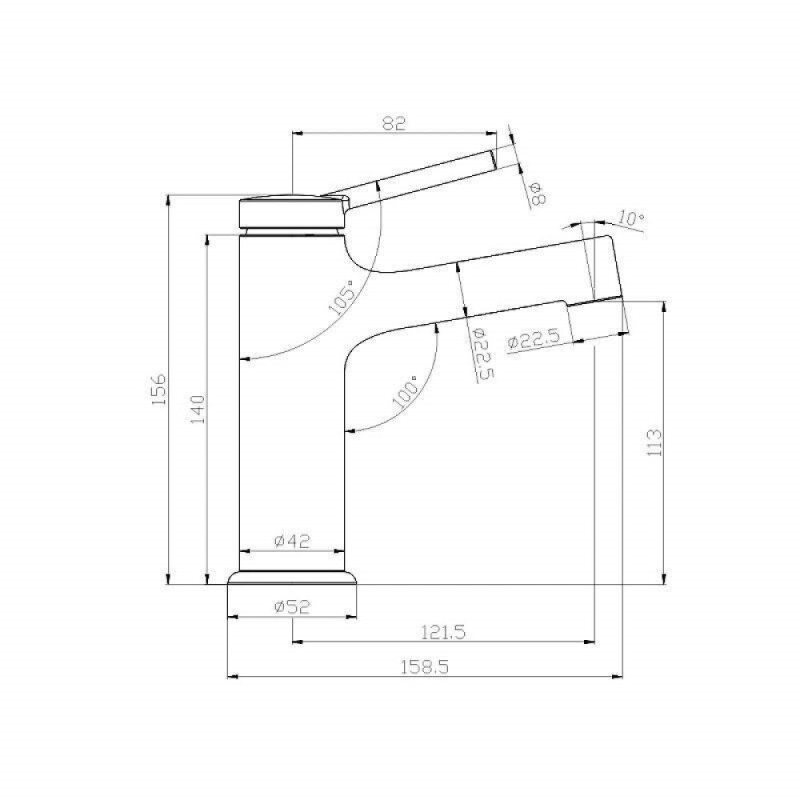 Смеситель Lemark Minima LM3806C для раковины, хром