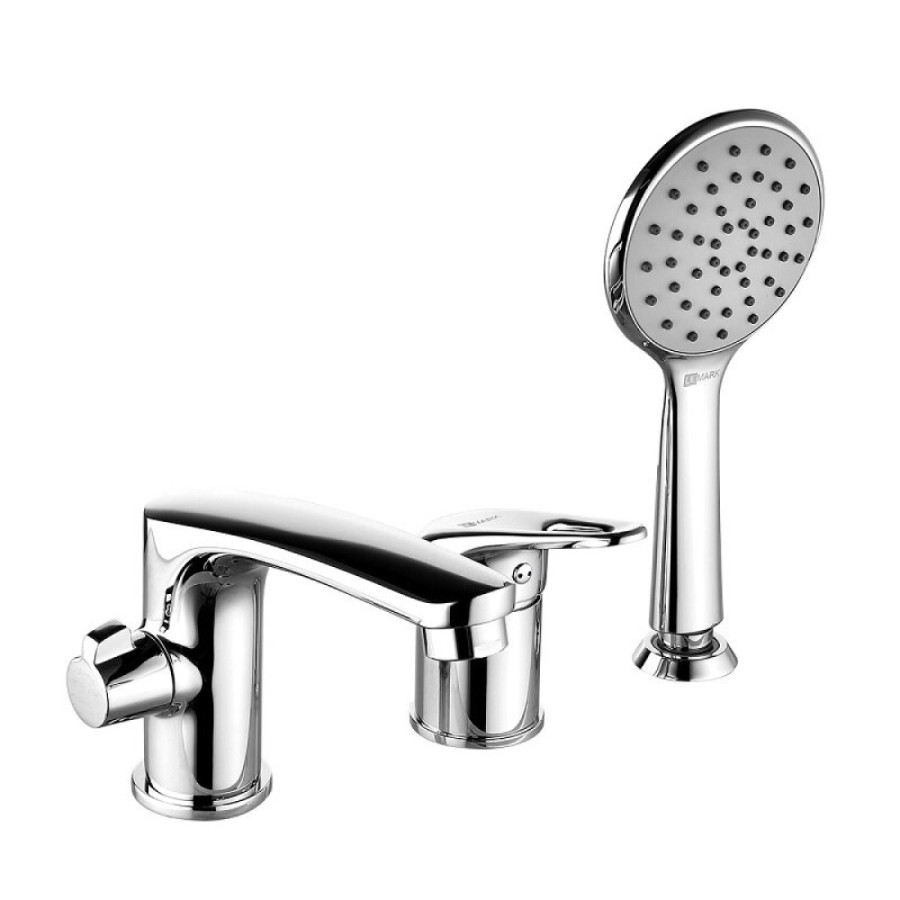 Смеситель на борт ванны Lemark Luna LM4147C, хром