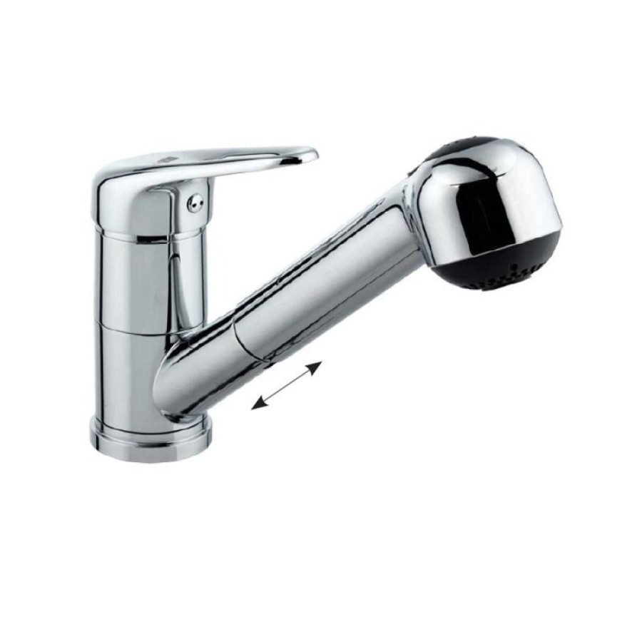 Смеситель Lemark Luna LM4150C для кухонной мойки с вытягивающимся изливом