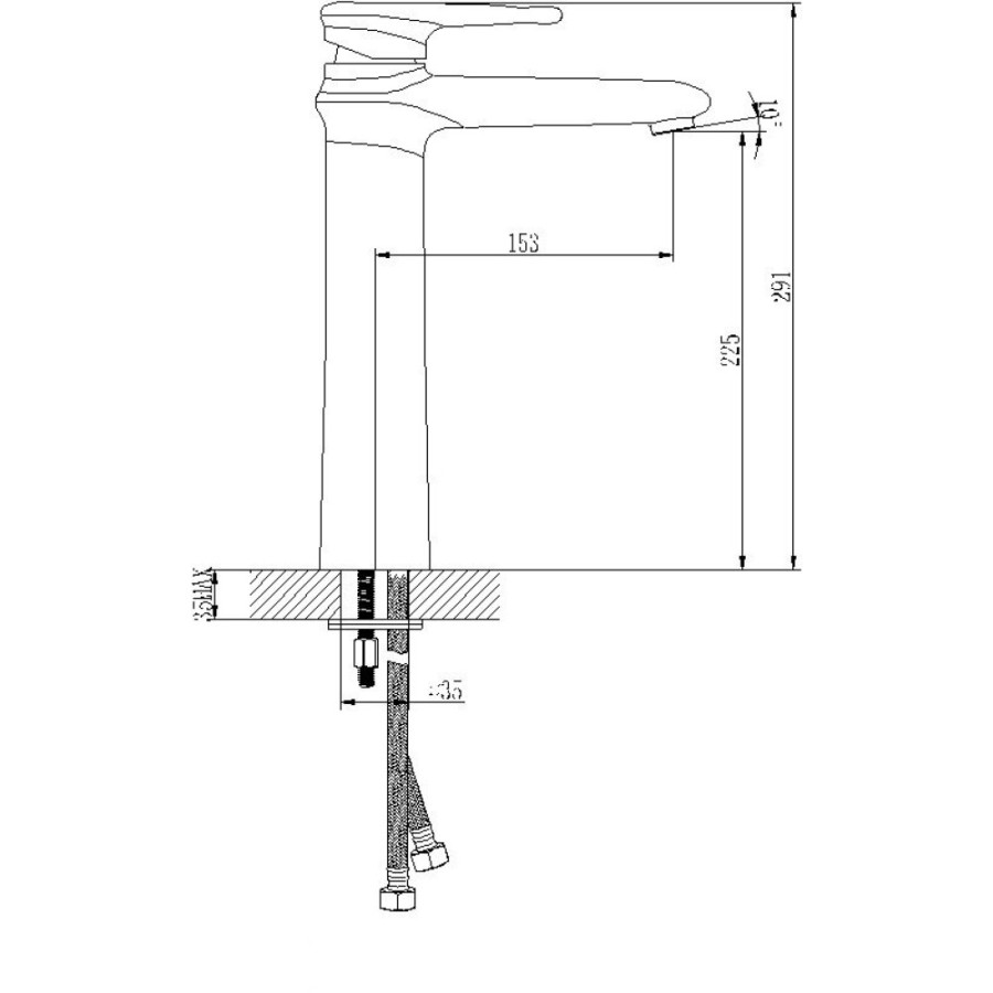 Смеситель Lemark Status LM4409C для раковины