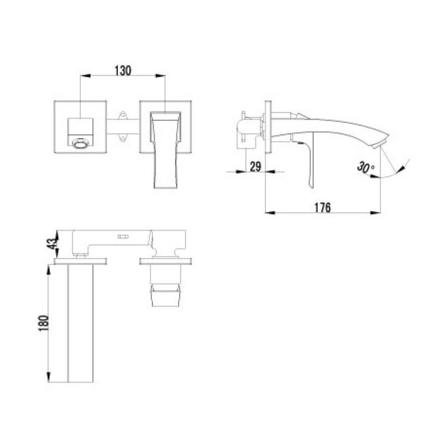 Смеситель Lemark Unit LM4526C для раковины