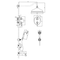 Душевая система Lemark Villa LM4822B