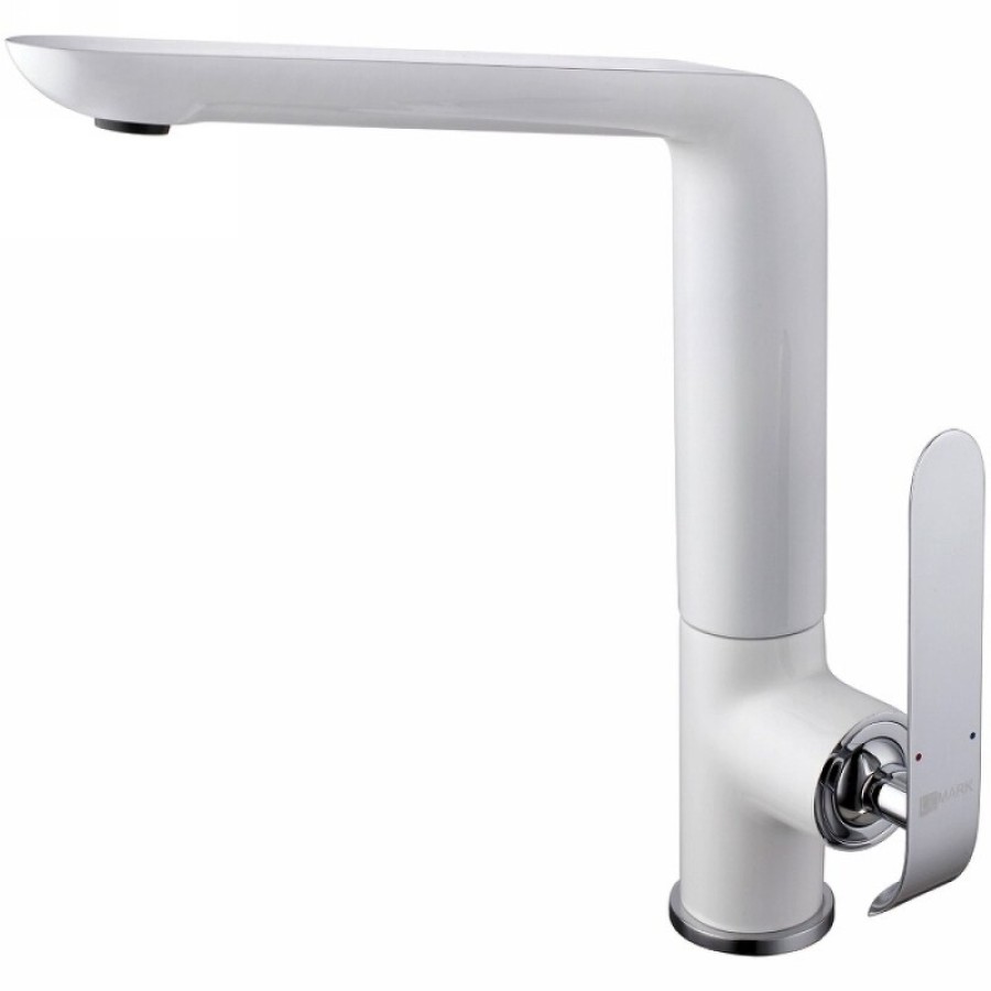 Смеситель для кухни Lemark Melange LM4905CW, белый/хром