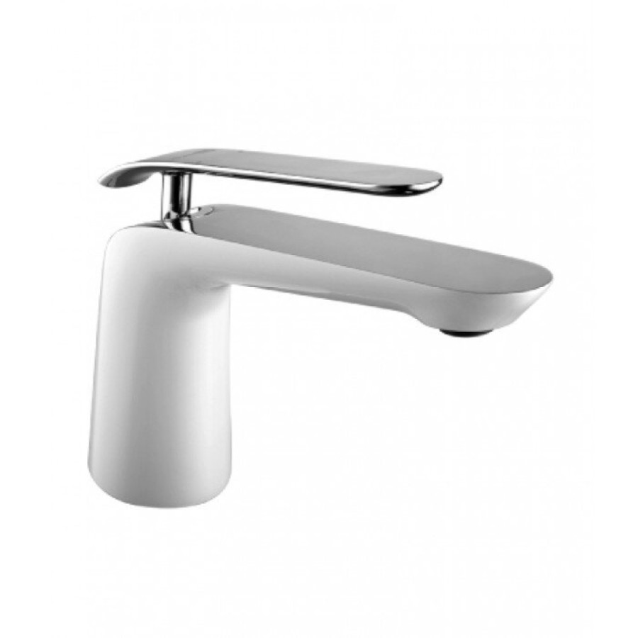 Смеситель для раковины Lemark Melange LM4906CW, белый/хром