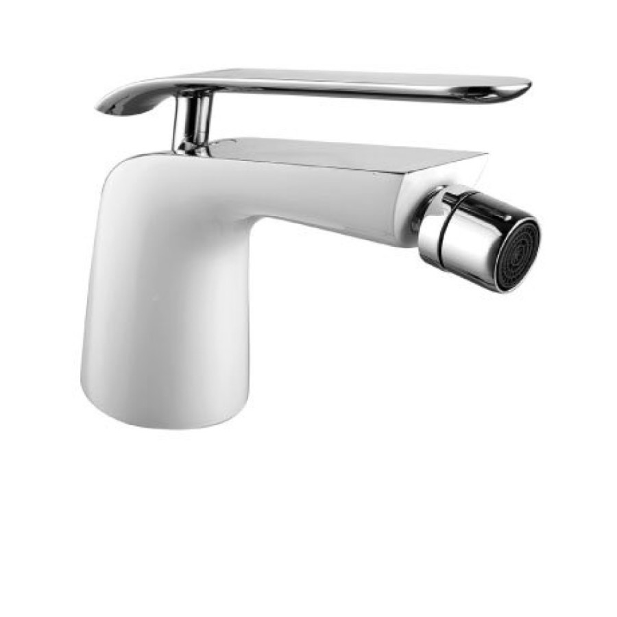 Смеситель Lemark Melange LM4908CW для биде, белый/хром