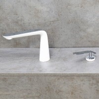 Смеситель Lemark Melange LM4936CW для раковины, с донным клапаном, белый