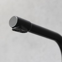 Смеситель для кухонной мойки Lemark Expert LM5061BL, с подключением к фильтру с питьевой водой, черный