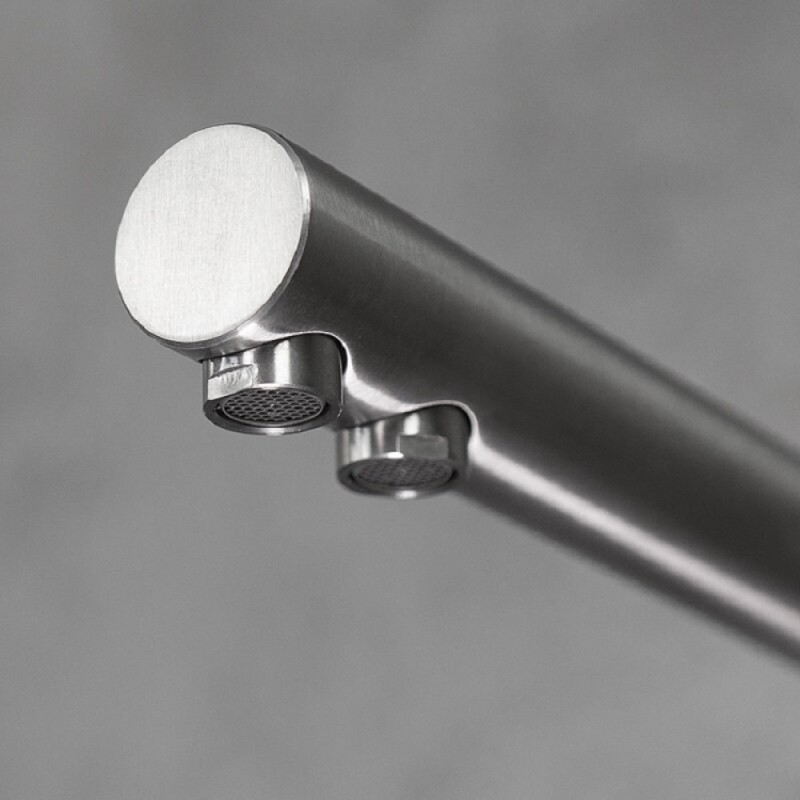 Смеситель для кухонной мойки Lemark Expert LM5063S, с подключением к фильтру с питьевой водой, сталь
