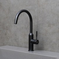 Смеситель для кухонной мойки Lemark Expert LM5079BL, черный