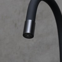 Смеситель для кухонной мойки Lemark Expert LM5083BL-Black, с подключением к фильтру с питьевой водой, черный