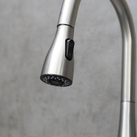 Смеситель для кухонной мойки Lemark Expert LM5084S, с выдвижным изливом, сталь