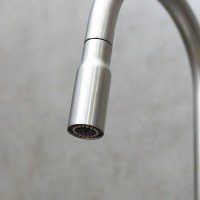 Смеситель для кухонной мойки Lemark Expert LM5086S, с выдвижным изливом, сталь