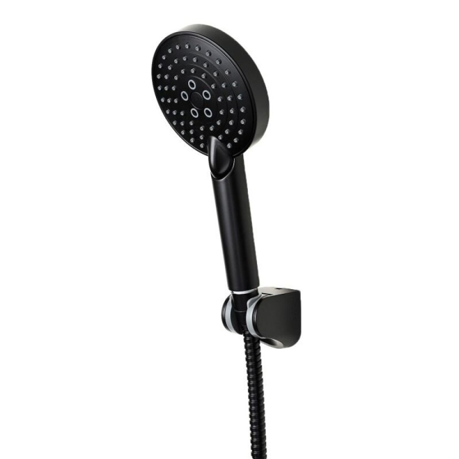 Душевой гарнитур Orange Style, черный матовый, LM53b, 3 режима струи