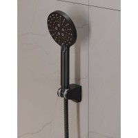 Душевой гарнитур Orange Style, черный матовый, LM53b, 3 режима струи