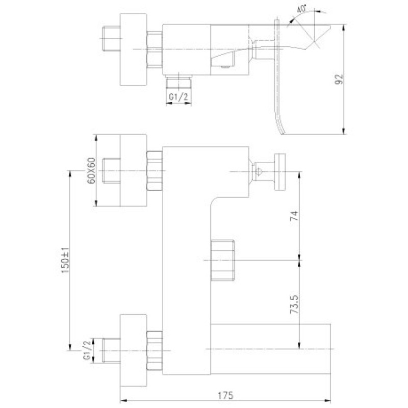 Смеситель Lemark Contest LM5814CW с коротким изливом, хром/белый