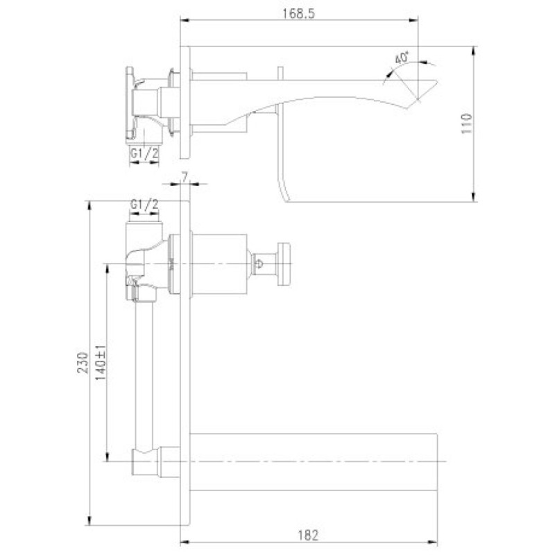 Смеситель для раковины Lemark Contest LM5826CW, хром/белый