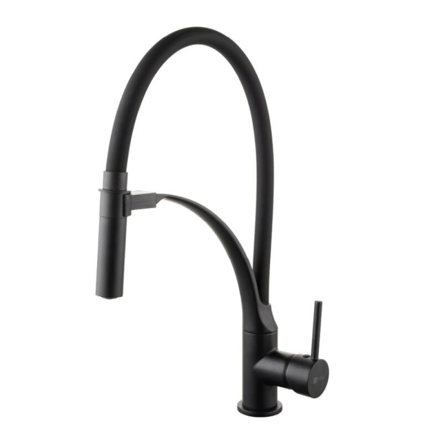 Смеситель Lemark Soul LM6007BL, для кухонной мойки, черный матовый