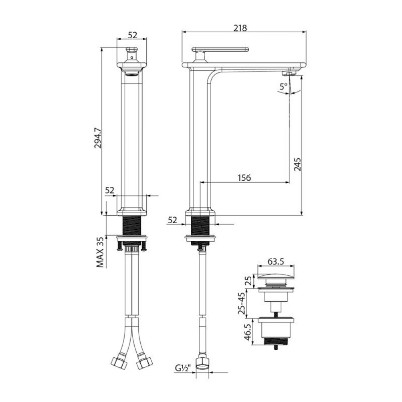 Смеситель Lemark Mista LM6409WG для раковины, белый/золото