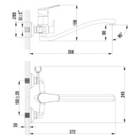 Смеситель Lemark Partner LM6553C универсальный
