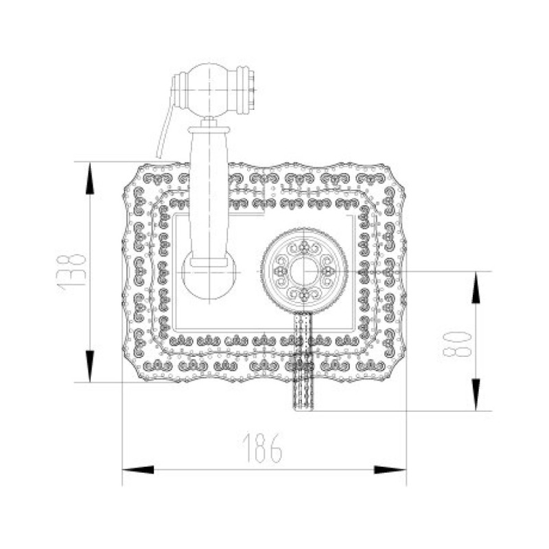 Гигиенический душ Lemark Jasmine, LM6619ORB, со смесителем, черная бронза