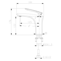 Смеситель Lemark Bellario LM6806C для умывальника