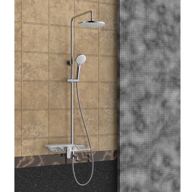 Душевая система Lemark Tropic LM7003C, хром