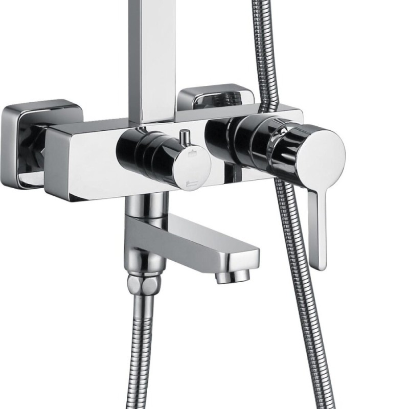 Душевая система Lemark Tropic LM7004C, хром