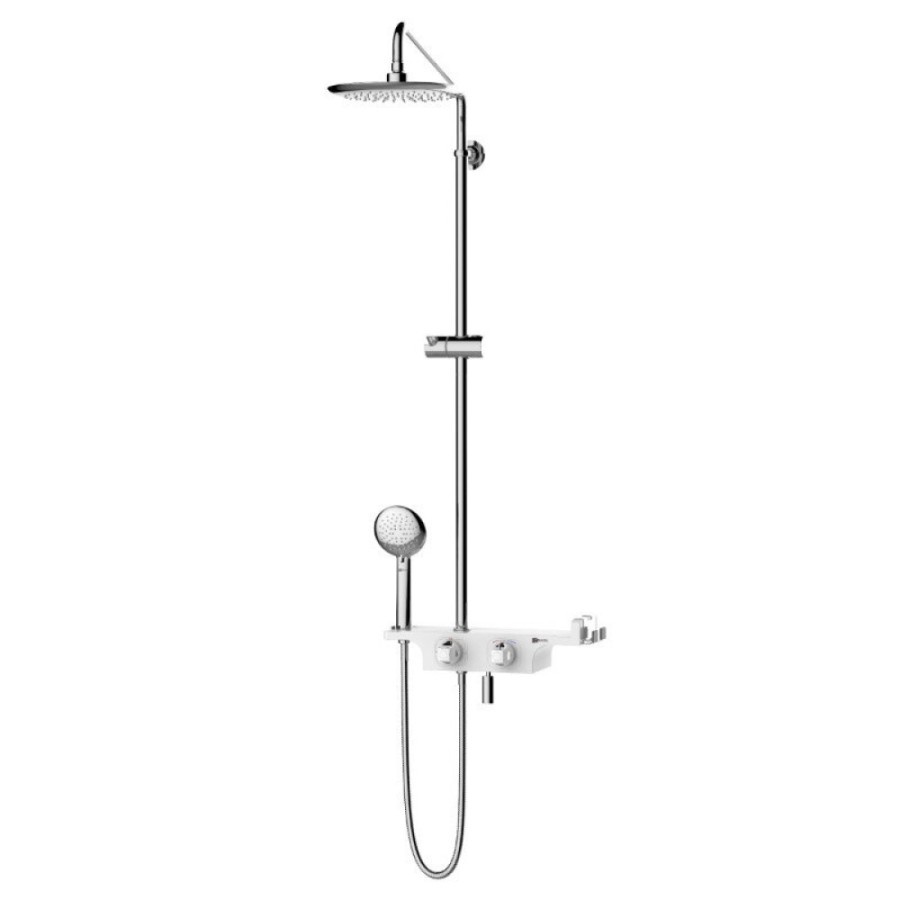 Душевая система Lemark Tropic LM7008C, термостатическая, хром