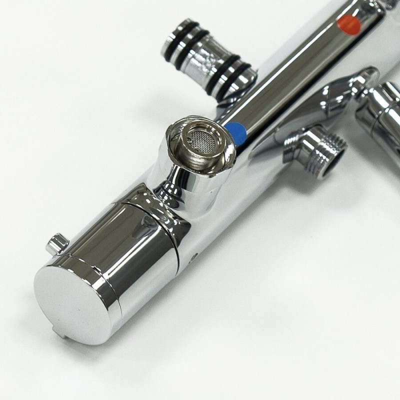 Душевая система Lemark Tropic LM7010C, с термостатом, с изливом, хром