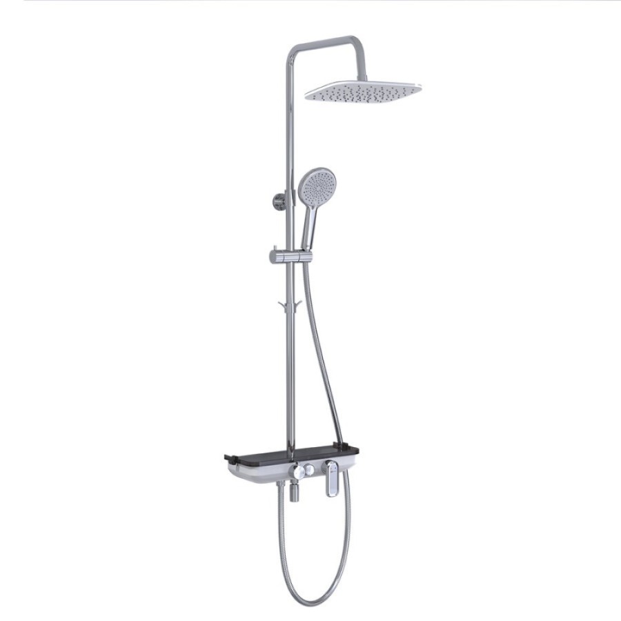 Душевая система Lemark Tropic LM7012C с изливом, хром