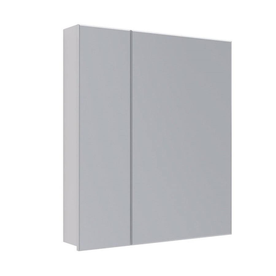 Зеркальный шкаф Lemark Universal 70 х 80 см, корпус белый глянец, LM70ZS-U