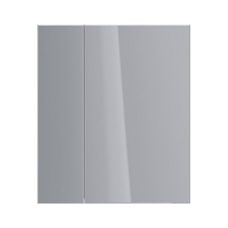 Зеркальный шкаф Lemark Universal 70 х 80 см, корпус белый глянец, LM70ZS-U