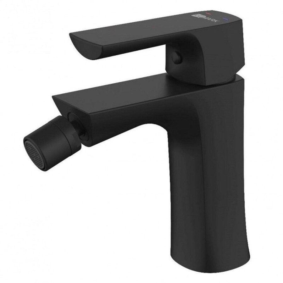 Смеситель Lemark Ursus LM7208BL для биде с донным клапаном, цвет черный