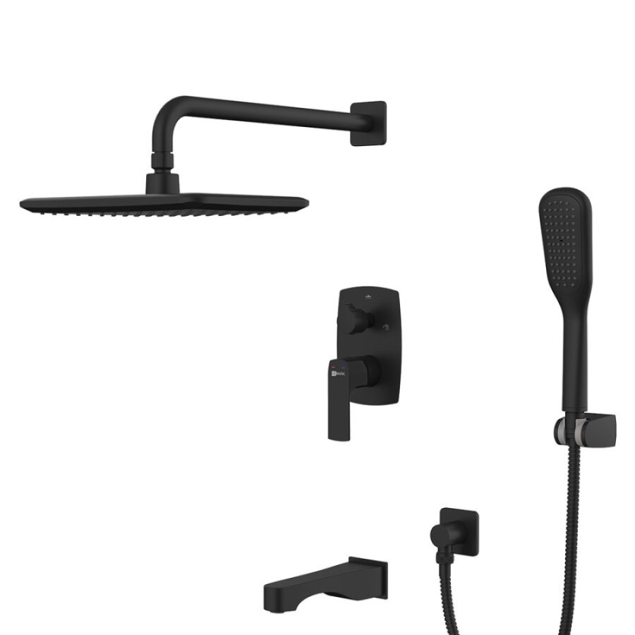 Душевая система Lemark Ursus LM7222BL, цвет чёрный