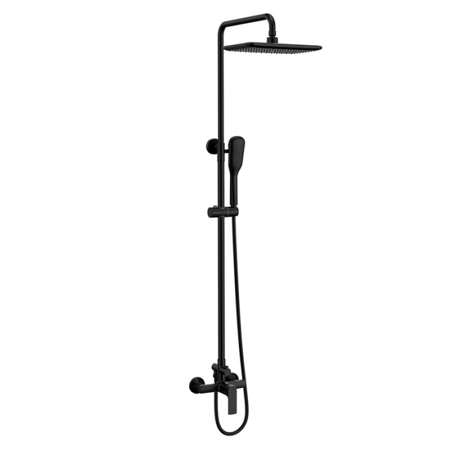 Душевая система Lemark Ursus LM7260BL, черный матовый