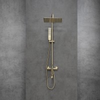 Душевая система Lemark Ursus LM7262BG, золото брашированное