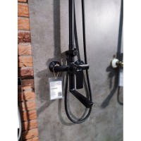 Душевая система Lemark Ursus LM7262BL, верхний и ручной душ, излив, цвет чёрный