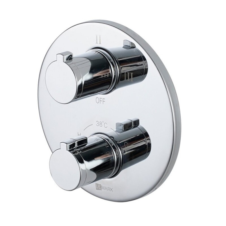 Смеситель для ванны и душа Lemark Yeti LM7828C, термостатический, цвет хром
