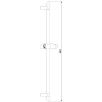 Стойка Lemark LM8063C для душа регулируемая