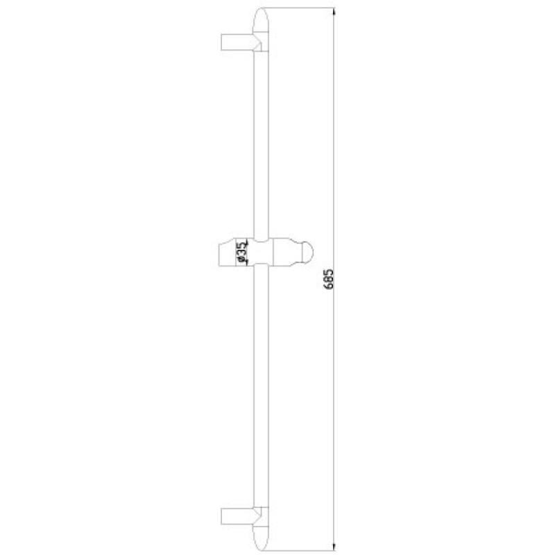 Стойка Lemark LM8063C для душа регулируемая
